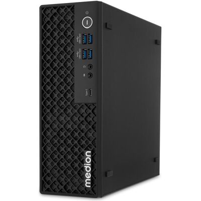 Medion Picoworx T80 II MD340121, i9-14900HX, SSD de 1 To, 32 Go de DDR5, PC de bureau Intel Arc (1000 Go, 32 Go, Intel Core i9-14900HX, Intel Arc Graphics), PC - Publicité Medion Picoworx T80 II MD340121, i9-14900HX, SSD de 1 To, 32 Go de DDR5, PC de bureau Intel Arc (1000 Go, 32 Go, Intel Core i9-14900HX, Intel Arc Graphics), PC - Publicité