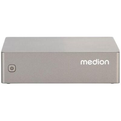 Medion S06 Mini PC (512 Go, 8 Go, Intel Core i3-1315U, Intel UHD Graphics), PC, Gris - Publicité Medion S06 Mini PC (512 Go, 8 Go, Intel Core i3-1315U, Intel UHD Graphics), PC, Gris - Publicité