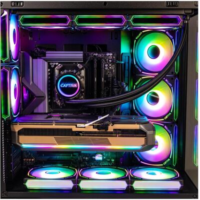 Captiva Advanced Gaming I93-196 (2000 Go, 32 Go, Intel Core i7-14700KF, GeForce RTX 5060 Ti), PC, Noir - Publicité Captiva Advanced Gaming I93-196 (2000 Go, 32 Go, Intel Core i7-14700KF, GeForce RTX 5060 Ti), PC, Noir - Publicité
