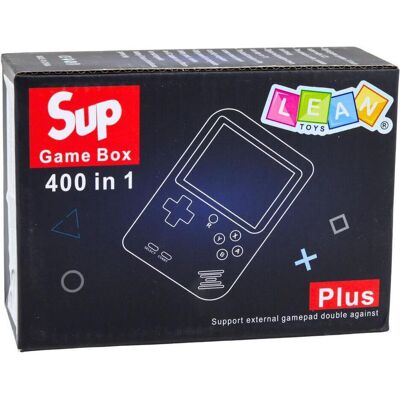 Lean Toys Elektronische Spielkonsole Retro Sup 400 Spiele LCD 8 Bit Rot, Gaming rétro, Rouge - Publicité Lean Toys Elektronische Spielkonsole Retro Sup 400 Spiele LCD 8 Bit Rot, Gaming rétro, Rouge - Publicité