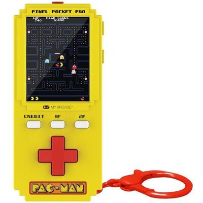MyArcade My Arcade Pixel Pocket Pro Pac-Man Portable Gaming System, Gaming rétro, Noir, Jaune - Publicité MyArcade My Arcade Pixel Pocket Pro Pac-Man Portable Gaming System, Gaming rétro, Noir, Jaune - Publicité