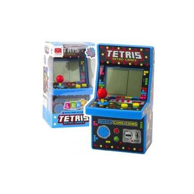 Lean Toys Mini Retro Tetris Spielautomat 49 Spiele 1676 Levels Blau, Gaming rétro, Bleu - Publicité Lean Toys Mini Retro Tetris Spielautomat 49 Spiele 1676 Levels Blau, Gaming rétro, Bleu - Publicité