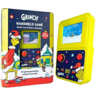 Fizz Creations The Grinch Grincz : console d'arcade rétro portable avec mini-écran couleur de 2,5 pouces / 330195, Gaming rétro, Multicolore - Publicité Fizz Creations The Grinch Grincz : console d'arcade rétro portable avec mini-écran couleur de 2,5 pouces / 330195, Gaming rétro, Multicolore - Publicité