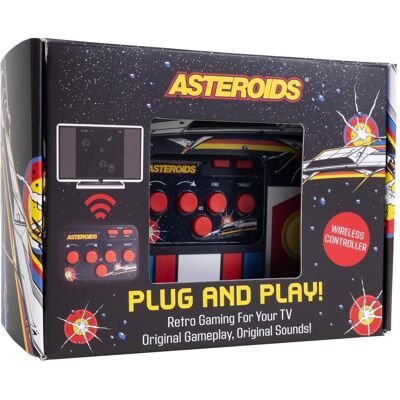 Fizz Creations Asteroids - Plug and Play, Gaming rétro, Multicolore - Publicité Fizz Creations Asteroids - Plug and Play, Gaming rétro, Multicolore - Publicité
