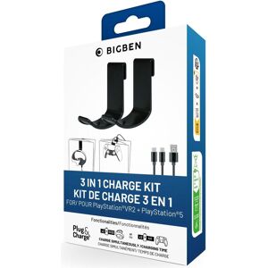Bigben Playstation VR2 Charge Kit (PS5), Manette : accessoires, Noir - Publicité Bigben Playstation VR2 Charge Kit (PS5), Manette : accessoires, Noir - Publicité