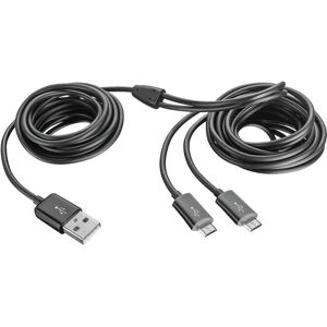 Trust GXT 221 Câble de charge duo (Xbox One S, Xbox One X), Manette : accessoires, Noir - Publicité Trust GXT 221 Câble de charge duo (Xbox One S, Xbox One X), Manette : accessoires, Noir - Publicité