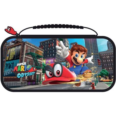 Bigben Sacoche Nintendo Switch Mario Odyssey (Switch), Autres accessoires gaming, Noir - Publicité Bigben Sacoche Nintendo Switch Mario Odyssey (Switch), Autres accessoires gaming, Noir - Publicité
