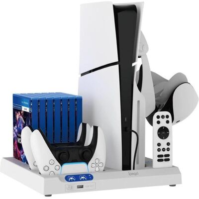 - iPega P5S028 Support de charge tout-en-un avec refroidissement pour PS5/PS5 Slim Noir (PS5), Manette : accessoires, Noir - Publicité - iPega P5S028 Support de charge tout-en-un avec refroidissement pour PS5/PS5 Slim Noir (PS5), Manette : accessoires, Noir - Publicité