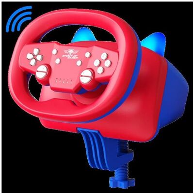 Spirit Of Gamer Kormány - RACE WHEEL PRO AIR (PC/PS3/PS4/Switch/Android kompatibilis, piros/kék) (Android, PC, PS3, PS4, Switch), Manette, Bleu, Rouge, Multicolore - Publicité Spirit Of Gamer Kormány - RACE WHEEL PRO AIR (PC/PS3/PS4/Switch/Android kompatibilis, piros/kék) (Android, PC, PS3, PS4, Switch), Manette, Bleu, Rouge, Multicolore - Publicité
