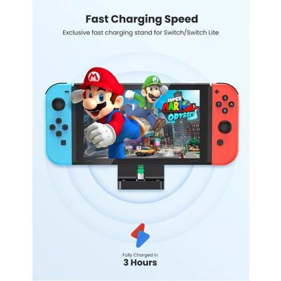 Ugreen Station d'accueil de chargement pour Nintendo (Switch), Autres accessoires gaming, Noir - Publicité Ugreen Station d'accueil de chargement pour Nintendo (Switch), Autres accessoires gaming, Noir - Publicité