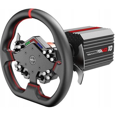 PXN VD10 WDS R2 Direct Drive Racing Wheel (PC), Manette, Noir, Rouge - Publicité PXN VD10 WDS R2 Direct Drive Racing Wheel (PC), Manette, Noir, Rouge - Publicité