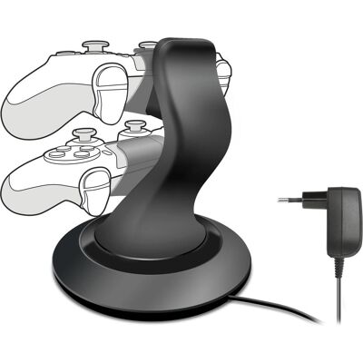 Speedlink Station de recharge double Twindock (PS4), Manette : accessoires, Noir - Publicité Speedlink Station de recharge double Twindock (PS4), Manette : accessoires, Noir - Publicité