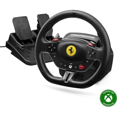 Thrustmaster T98 Ferrari 296 GTS (PC, Xbox One S, Xbox One X, Xbox Series S, Xbox Series X), Manette, Noir - Publicité Thrustmaster T98 Ferrari 296 GTS (PC, Xbox One S, Xbox One X, Xbox Series S, Xbox Series X), Manette, Noir - Publicité