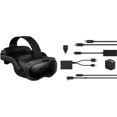 HTC Vive Focus Vision Consumer Edition + Vive Wired Streaming Kit Lunettes de réalité virtuelle Noir (128 Go), Casque VR, Noir - Publicité HTC Vive Focus Vision Consumer Edition + Vive Wired Streaming Kit Lunettes de réalité virtuelle Noir (128 Go), Casque VR, Noir - Publicité