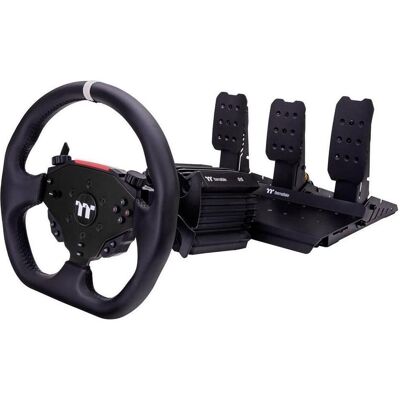 Thermaltake G15 Direct Drive Racing Wheel mit Pedale Bundle (schwarz) (PC), Manette, Noir - Publicité Thermaltake G15 Direct Drive Racing Wheel mit Pedale Bundle (schwarz) (PC), Manette, Noir - Publicité