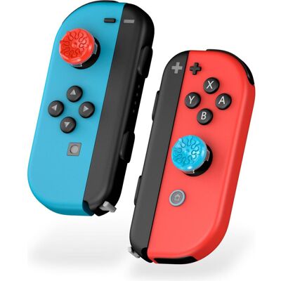 KontrolFreek Splash Red/Blue Kit - Switch - Thumbstick Covers - Nintendo Switch (DSi XL), Manette : accessoires, Multicolore, Bleu, Rouge - Publicité KontrolFreek Splash Red/Blue Kit - Switch - Thumbstick Covers - Nintendo Switch (DSi XL), Manette : accessoires, Multicolore, Bleu, Rouge - Publicité
