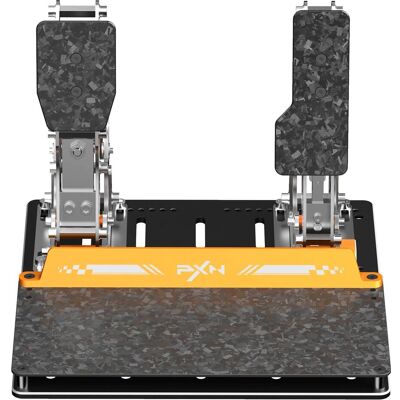 PXN Vector X Pedals (PC), Manette, Noir, Orange, Argent - Publicité PXN Vector X Pedals (PC), Manette, Noir, Orange, Argent - Publicité