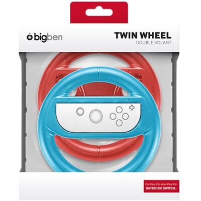 Bigben Wheel Duo Pack - rouge/bleu (Switch), Manette : accessoires, Bleu, Rouge - Publicité Bigben Wheel Duo Pack - rouge/bleu (Switch), Manette : accessoires, Bleu, Rouge - Publicité