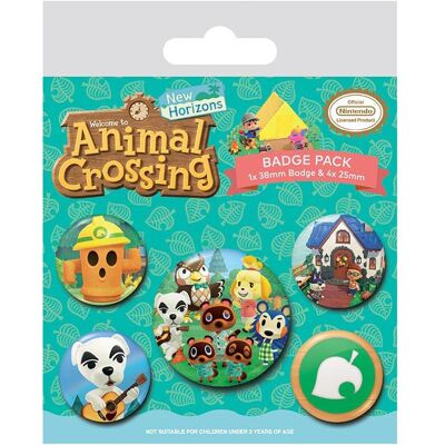 Pyramid ANIMAL CROSSING - Islander - Pack de 5 badges, Autres accessoires gaming, Multicolore - Publicité Pyramid ANIMAL CROSSING - Islander - Pack de 5 badges, Autres accessoires gaming, Multicolore - Publicité
