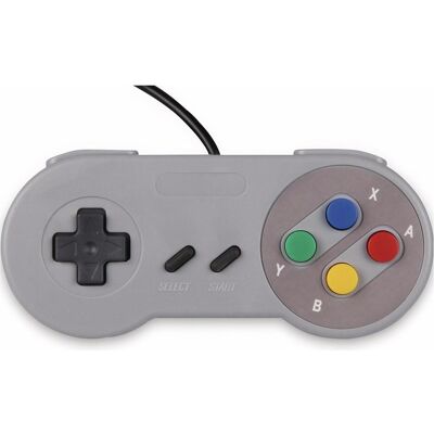 Joy-it Gamepad SNES Design Gamepad Raspberry Pi, gris universel (PC), Manette, Gris - Publicité Joy-it Gamepad SNES Design Gamepad Raspberry Pi, gris universel (PC), Manette, Gris - Publicité