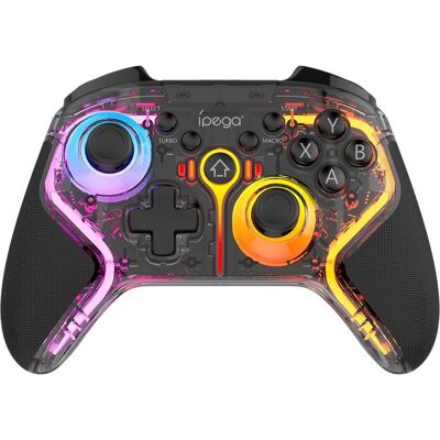 iPega Pad 9666TH Bluetooth RGB Gamepad for Android/ iOS PS3 / PS4 / PC / N-Switch (Android, iOS, PC, PS3, PS4, Switch), Manette, Noir - Publicité iPega Pad 9666TH Bluetooth RGB Gamepad for Android/ iOS PS3 / PS4 / PC / N-Switch (Android, iOS, PC, PS3, PS4, Switch), Manette, Noir - Publicité