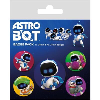 Pyramid Astro Bot Badge Pack: Astro Bot, Autres accessoires gaming, Multicolore - Publicité Pyramid Astro Bot Badge Pack: Astro Bot, Autres accessoires gaming, Multicolore - Publicité