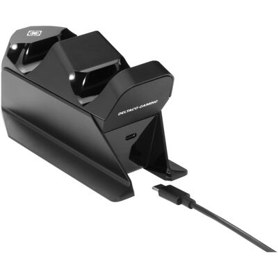 Deltaco Gaming Station de charge double (PS5), Manette : accessoires, Noir - Publicité Deltaco Gaming Station de charge double (PS5), Manette : accessoires, Noir - Publicité