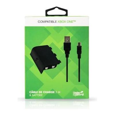 Under Control Xbox Caricatore - Batteria + Cavo Ricarica 3mt, Manette : accessoires, Noir - Publicité Under Control Xbox Caricatore - Batteria + Cavo Ricarica 3mt, Manette : accessoires, Noir - Publicité