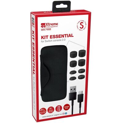 Xtreme Kit Bag / Levette / Protezione Lente /Cavo Switch 2 (Switch 2), Manette : accessoires, Noir - Publicité Xtreme Kit Bag / Levette / Protezione Lente /Cavo Switch 2 (Switch 2), Manette : accessoires, Noir - Publicité