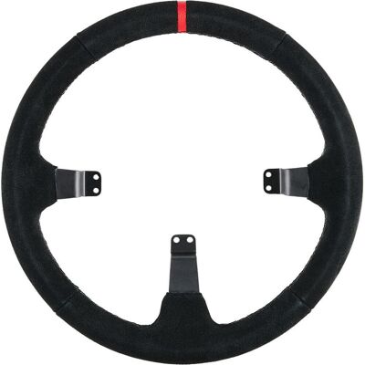 Asetek SimSports Lenkradkranz, gewölbt, 340 mm - schwarz, wildleder (PC), Manette : accessoires, Noir - Publicité Asetek SimSports Lenkradkranz, gewölbt, 340 mm - schwarz, wildleder (PC), Manette : accessoires, Noir - Publicité