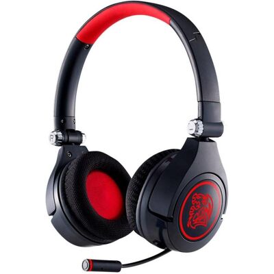 Thermaltake Casque de jeu stéréo filaire Cornos Go (Filaire), Casque gaming, Rouge, Noir - Publicité Thermaltake Casque de jeu stéréo filaire Cornos Go (Filaire), Casque gaming, Rouge, Noir - Publicité