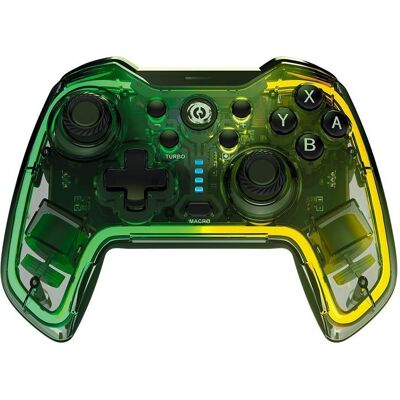 Canyon GPW-02, Contrôleur Bluetooth avec batterie intégrée, BT 5.0, Câble de charge Type-C, Bluetooth (Android, iOS, PS3, Switch, Windows), Manette, Transparent, Noir - Publicité Canyon GPW-02, Contrôleur Bluetooth avec batterie intégrée, BT 5.0, Câble de charge Type-C, Bluetooth (Android, iOS, PS3, Switch, Windows), Manette, Transparent, Noir - Publicité