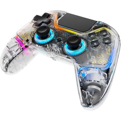 Deltaco Gaming Contrôleur sans fil PS4 (Android, iOS, PC, PS4, PS4 Pro, Switch, Switch OLED), Manette, Transparent - Publicité Deltaco Gaming Contrôleur sans fil PS4 (Android, iOS, PC, PS4, PS4 Pro, Switch, Switch OLED), Manette, Transparent - Publicité