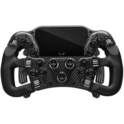Asetek Volant SimSports Invicta Formula, écran LCD 4,3 pouces, USB-C - Black on Black Edition (PC), Manette, Noir - Publicité Asetek Volant SimSports Invicta Formula, écran LCD 4,3 pouces, USB-C - Black on Black Edition (PC), Manette, Noir - Publicité