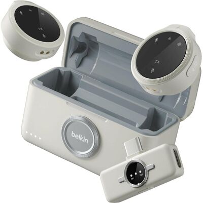 Belkin Stage Dual Kabelloses Mi, Microphone - Publicité Belkin Stage Dual Kabelloses Mi, Microphone - Publicité