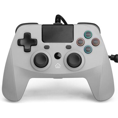 Snakebyte Pad 4 S contrôleur filaire PS3/PS4 3m - gris (PS3, PS4), Manette, Gris - Publicité Snakebyte Pad 4 S contrôleur filaire PS3/PS4 3m - gris (PS3, PS4), Manette, Gris - Publicité