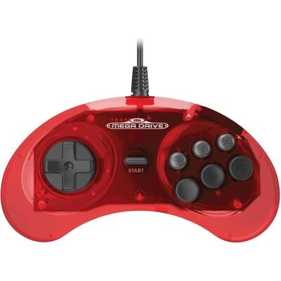 Generic Retro-Bit SEGA MD Controller Crimson Red (Sega Mega Drive), Manette, Rouge - Publicité Generic Retro-Bit SEGA MD Controller Crimson Red (Sega Mega Drive), Manette, Rouge - Publicité
