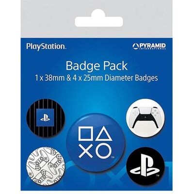Pyramid PLAYSTATION - Everything to play for - Pack 5 Badges (Playstation Classic), Autres accessoires gaming, Multicolore - Publicité Pyramid PLAYSTATION - Everything to play for - Pack 5 Badges (Playstation Classic), Autres accessoires gaming, Multicolore - Publicité