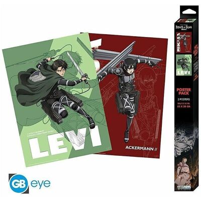 GB Eye Attack on Titan Set 2 Chibi Posters set 1 (52x38), Autres accessoires gaming, Multicolore - Publicité GB Eye Attack on Titan Set 2 Chibi Posters set 1 (52x38), Autres accessoires gaming, Multicolore - Publicité