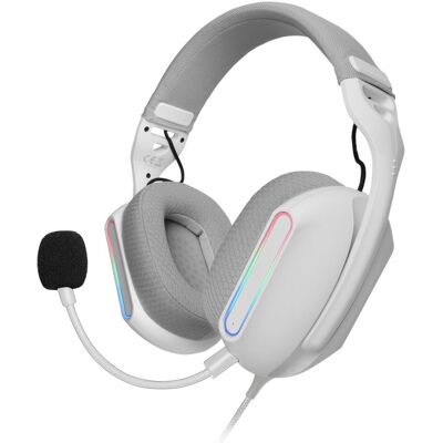 Mars Gaming Mh-Prow (Filaire), Casque gaming, Blanc - Publicité Mars Gaming Mh-Prow (Filaire), Casque gaming, Blanc - Publicité