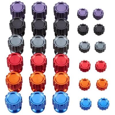 Asetek SimSports Aluminium Button Kit, Manette : accessoires, Multicolore, Orange, Bleu, Rouge, Noir, Violet, Gris - Publicité Asetek SimSports Aluminium Button Kit, Manette : accessoires, Multicolore, Orange, Bleu, Rouge, Noir, Violet, Gris - Publicité