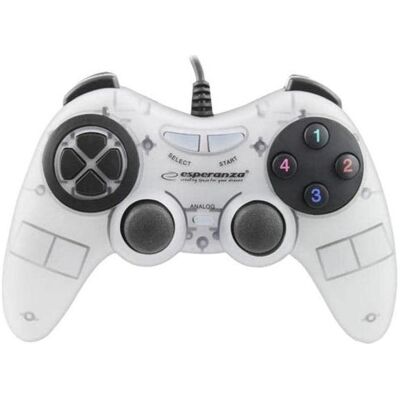 Esperanza Egg105w Fighter - Contrôleur De Jeu Avec PC à Vibrations (PC), Manette, Blanc - Publicité Esperanza Egg105w Fighter - Contrôleur De Jeu Avec PC à Vibrations (PC), Manette, Blanc - Publicité