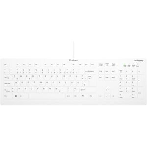 Clavier Médical Hygiénique Blanc CHERRY - USB, QWERTZ - Publicité Clavier Médical Hygiénique Blanc CHERRY - USB, QWERTZ - Publicité