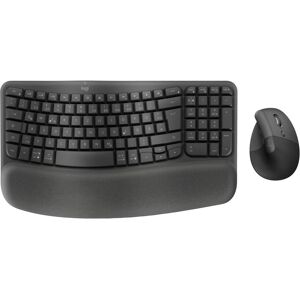 Logitech Wave Keys and Lift Combo (DE, Sans fil), Clavier, Noir - Publicité Logitech Wave Keys and Lift Combo (DE, Sans fil), Clavier, Noir - Publicité