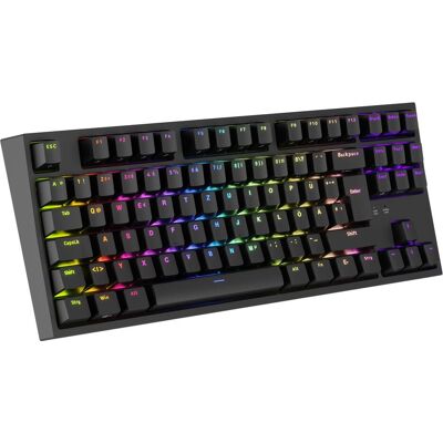 Genesis Clavier de jeu THOR 404 TKL KAIHL filaire FR (DE, Filaire), Clavier, Multicolore, Noir - Publicité Genesis Clavier de jeu THOR 404 TKL KAIHL filaire FR (DE, Filaire), Clavier, Multicolore, Noir - Publicité