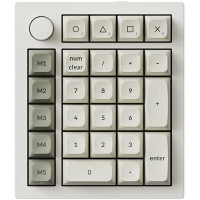 Keychron K0 MAX Numeric Keyboard, white/gray (Pavé numérique, Filaire, Sans fil), Clavier, Blanc, Gris - Publicité Keychron K0 MAX Numeric Keyboard, white/gray (Pavé numérique, Filaire, Sans fil), Clavier, Blanc, Gris - Publicité
