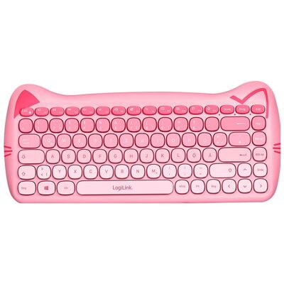 LogiLink ID0220 (DE, Sans fil), Clavier, Pink - Publicité LogiLink ID0220 (DE, Sans fil), Clavier, Pink - Publicité