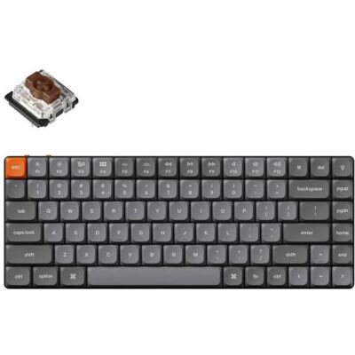 Keychron K3 Max Swappable Gateron RGB Backlight Brown Switch ISO Layout Italian (PBT Caps) (IT, Filaire, Sans fil), Clavier - Publicité Keychron K3 Max Swappable Gateron RGB Backlight Brown Switch ISO Layout Italian (PBT Caps) (IT, Filaire, Sans fil), Clavier - Publicité