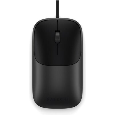 Satechi Slim LX Wired Mouse Space Black (Filaire), Souris, Noir - Publicité Satechi Slim LX Wired Mouse Space Black (Filaire), Souris, Noir - Publicité