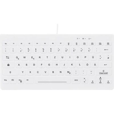Clavier compact désinfectable blanc Cherry - Clavier - Publicité Clavier compact désinfectable blanc Cherry - Clavier - Publicité